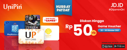 Hurray Payday September Diskon hingga Rp 50.000 di JDID